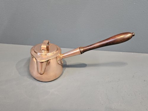 MATCHING SET OF 3 VICTORIAN COPPER PANS - ADDITIONAL PHOTO 6