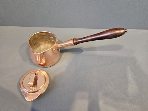 MATCHING SET OF 3 VICTORIAN COPPER PANS - ADDITIONAL PHOTO 7