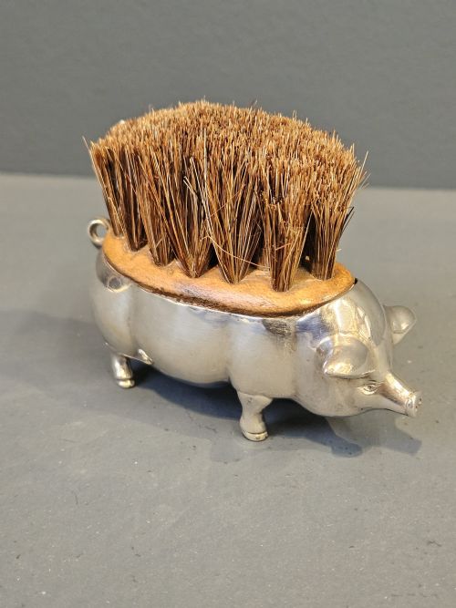 Edwardian Silver Pig Nib Wipe