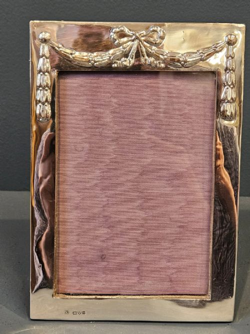 Edwardian Chester Silver Photo Frame