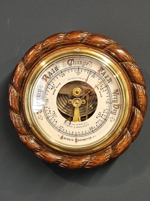 Aitchison & Co Skeletonised Aneroid Barometer