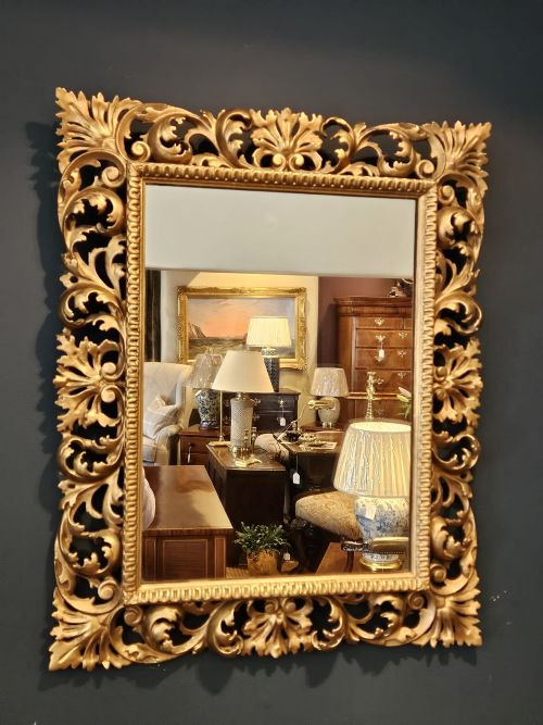 Victorian Timber Gilt Florentine Mirror