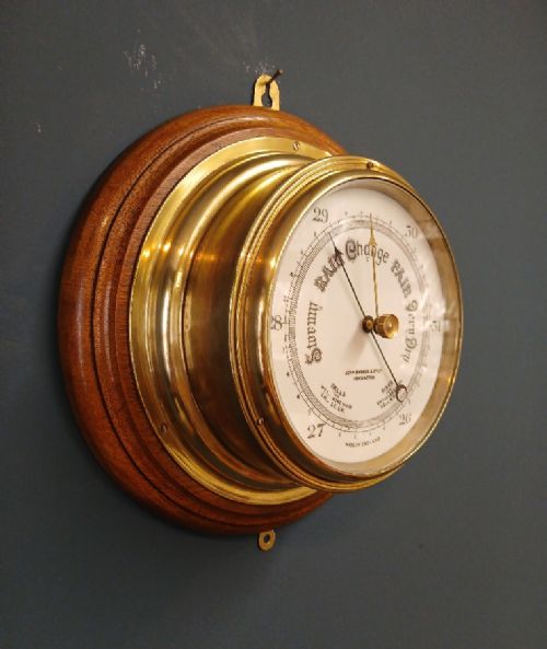 Victorian Barker of Kensington Bulkhead Barometer
