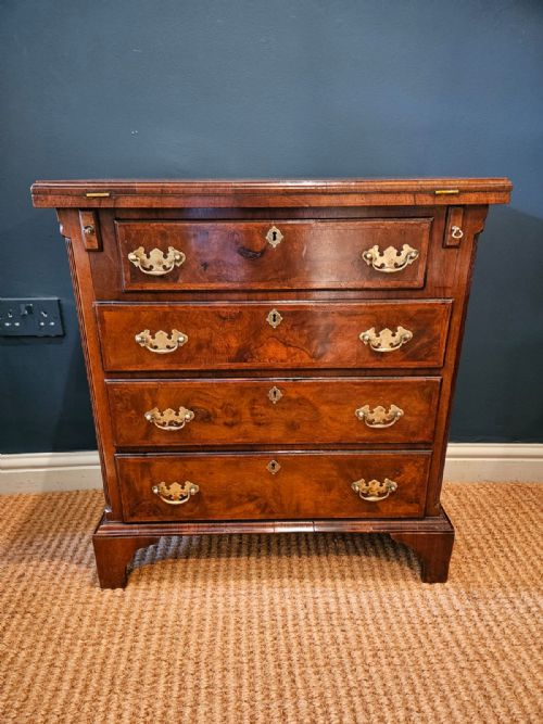 Georgian Walnut Bachelors Chest