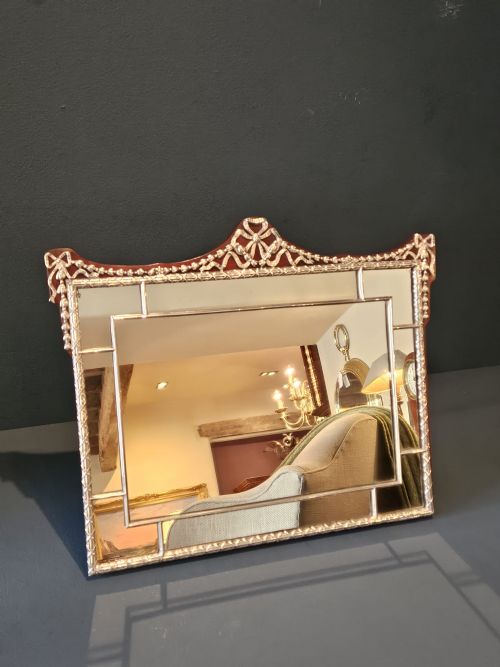 Edwardian Silver Framed Mirror by William Comyns