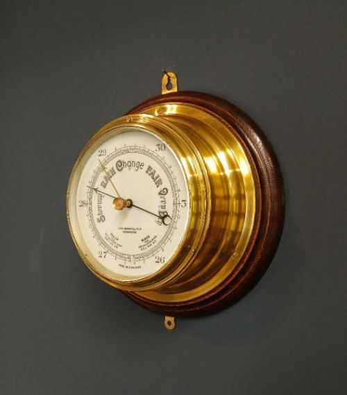 Victorian Barker of Kensington Bulkhead Barometer