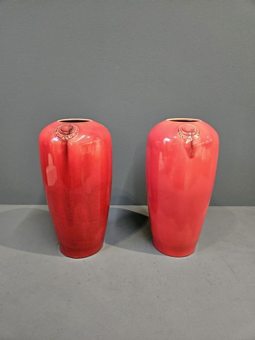 Pair of Moorcroft Liberty's Flaminian Ware Vases