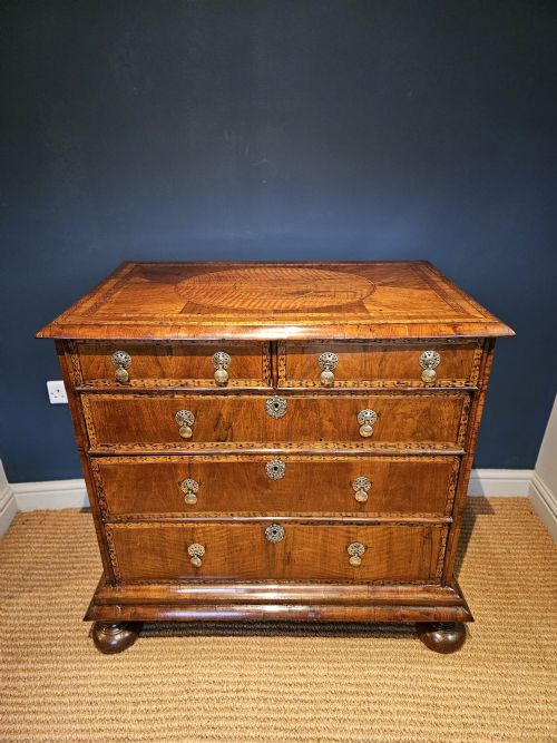 William & Mary Walnut Chest