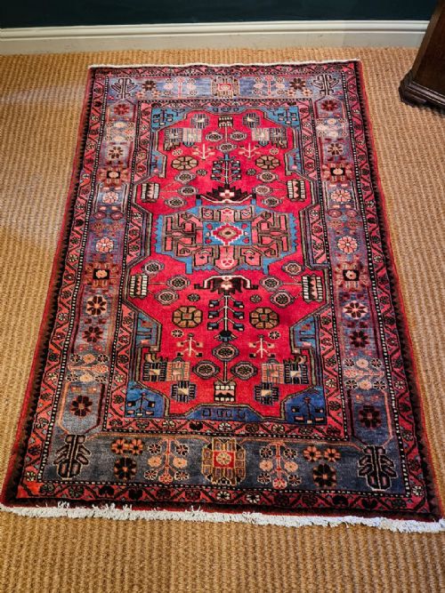 6" Long Pure Wool Rug