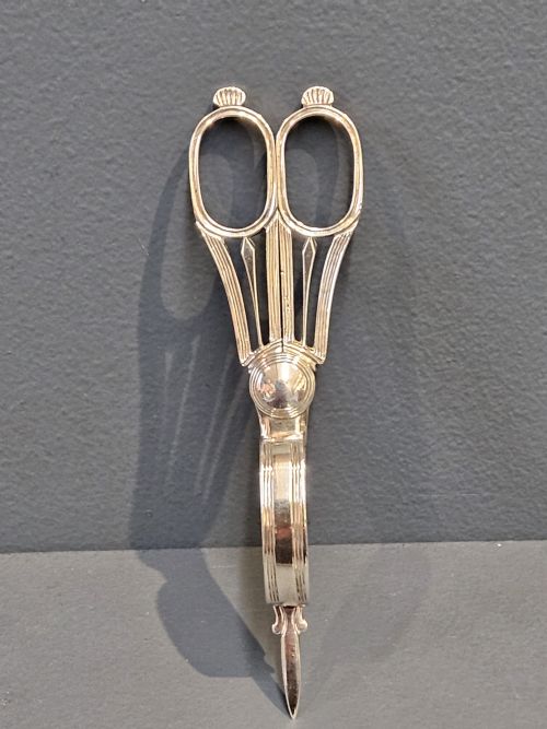Georgian Silver Candle Snuffers or Wick Trimmers
