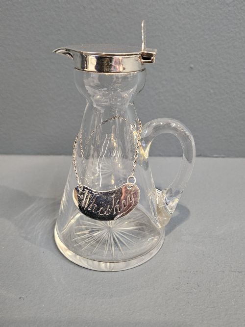 Edwardian Silver Mounted Whisky Noggin