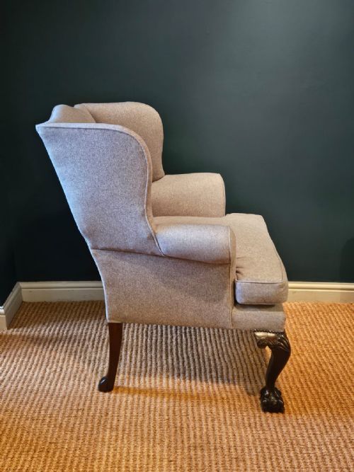 GEORGE III WING BACK ARM CHAIR - ADDITIONAL PHOTO 1