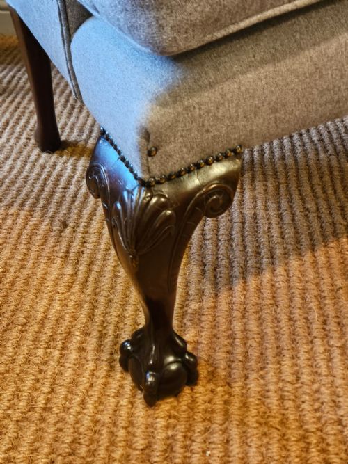 GEORGE III WING BACK ARM CHAIR - ADDITIONAL PHOTO 3