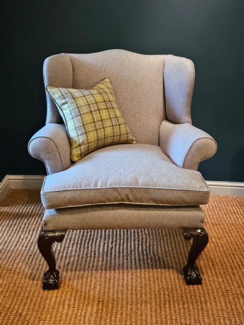GEORGE III WING BACK ARM CHAIR - ADDITIONAL PHOTO 7