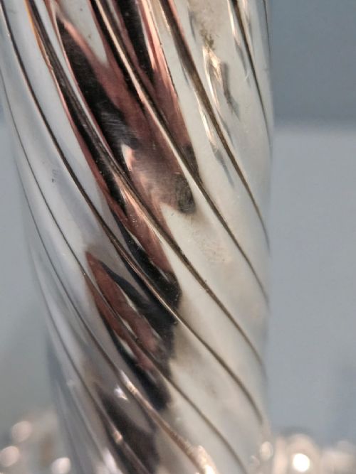 PAIR OF VICTORIAN SILVER CANDLESTICKS - ADDITIONAL PHOTO 6