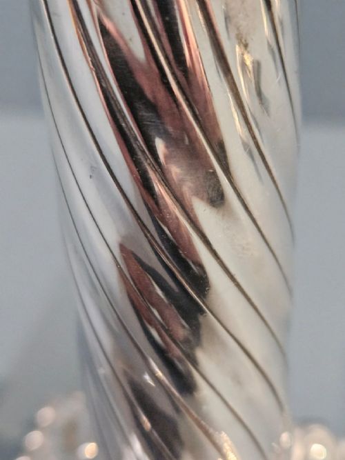 PAIR OF VICTORIAN SILVER CANDLESTICKS - ADDITIONAL PHOTO 7