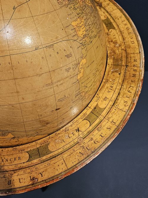 1930'S 12 FLOOR STANDING GLOBE - ADDITIONAL PHOTO 4