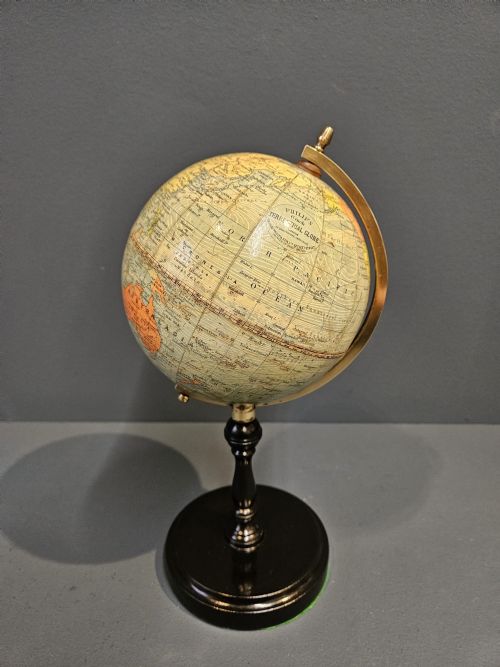 1930'S Philips 6" Paper Mache Globe