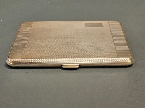 55 TROY OUNCE GEORGE V SILVER CIGARETTE CASE - ADDITIONAL PHOTO 1