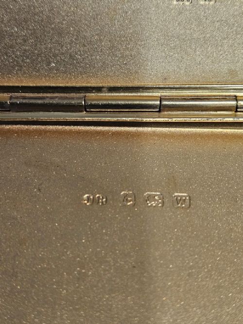 55 TROY OUNCE GEORGE V SILVER CIGARETTE CASE - ADDITIONAL PHOTO 2