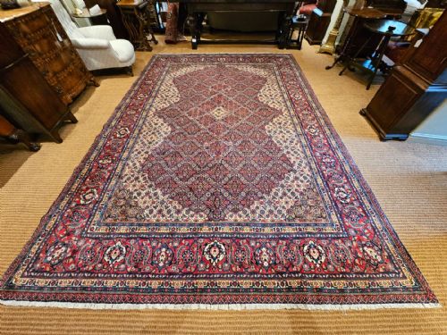 Superb 12' X 9' Pure Wool Rug