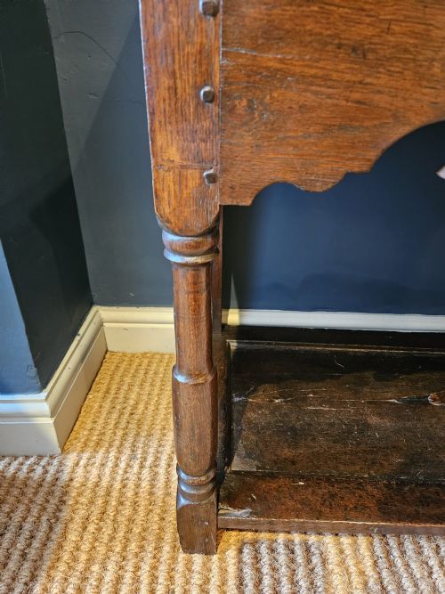 GEORGE II OAK OPEN POT BOARD DRESSER - ADDITIONAL PHOTO 5