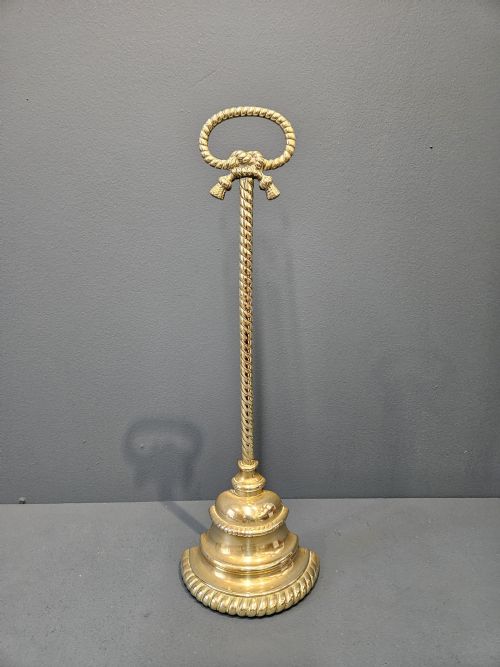 Victorian Brass Door Stop