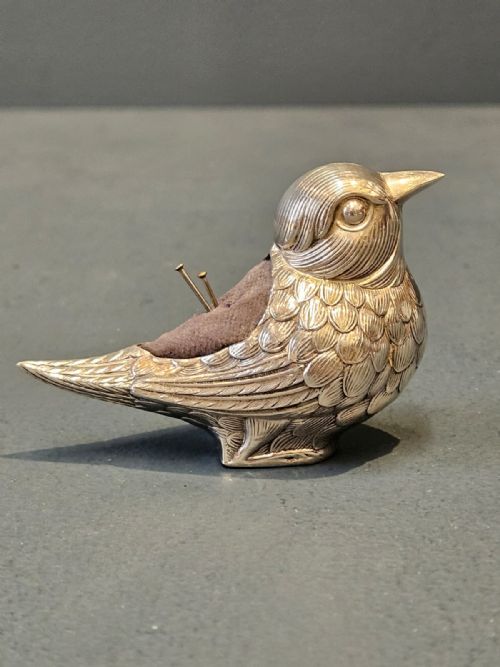 Silver Chick Pin Cushion