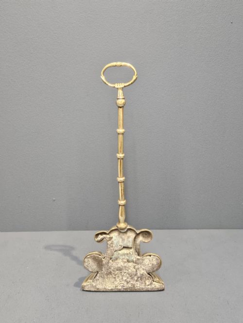 REGENCY BRASS DOOR STOP - ADDITIONAL PHOTO 1