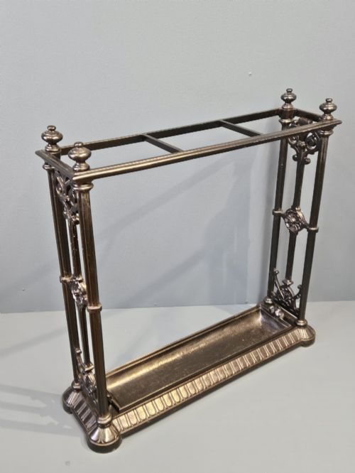 VICTORIAN CAST IRON STICK STAND - ADDITIONAL PHOTO 3