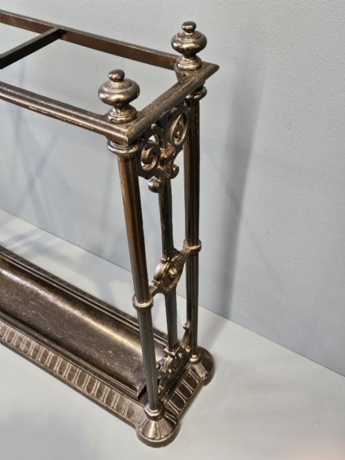 VICTORIAN CAST IRON STICK STAND - ADDITIONAL PHOTO 4