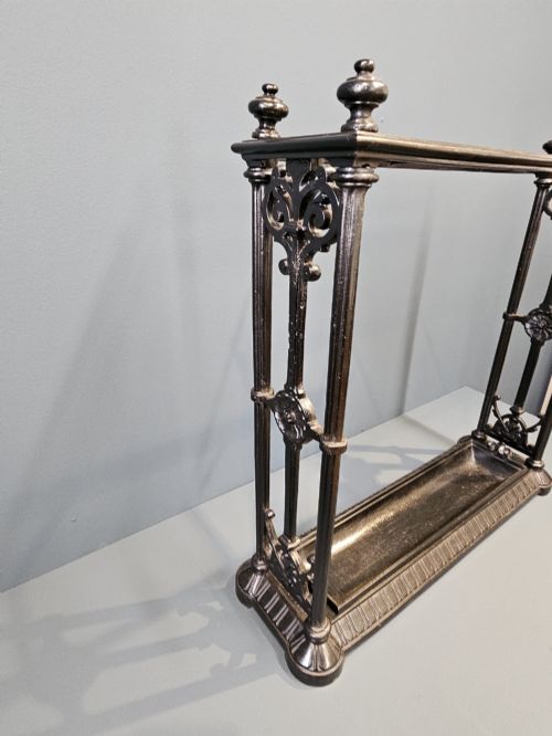 VICTORIAN CAST IRON STICK STAND - ADDITIONAL PHOTO 5