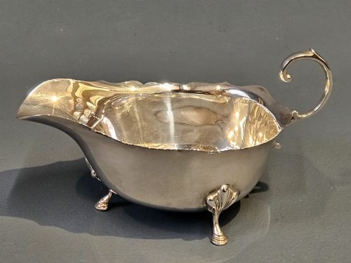 George V Silver Sauce Boat