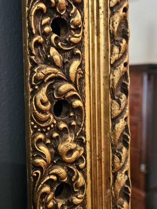 VICTORIAN TIMBER GILT MIRROR - ADDITIONAL PHOTO 3