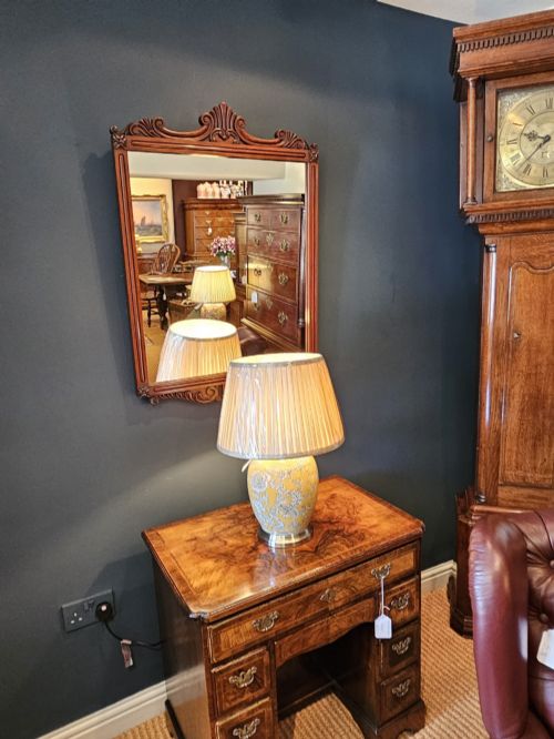 QUALITY VICTORIAN MAHOGANY FRAMED MIRROR - ADDITIONAL PHOTO 7