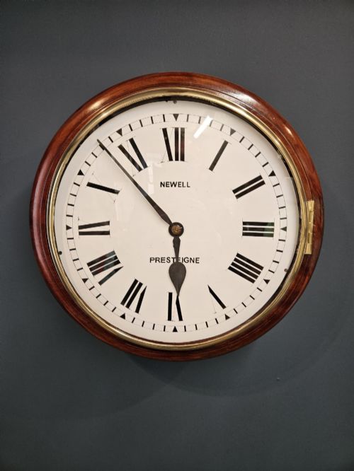 VICTORIAN 16 DIAL FUSEE WALL CLOCK