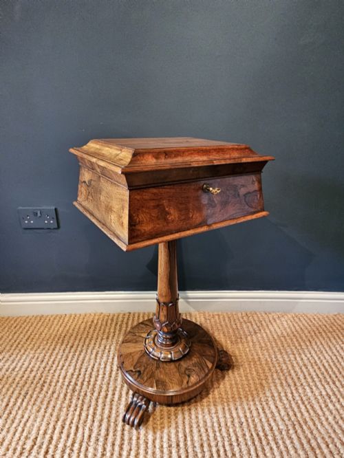 William IV Rosewood Teapoy