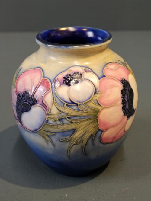 Moorcroft Anemone Salt Glazed Vase