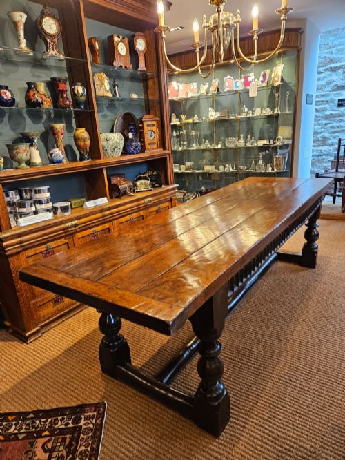 George I Oak 10 Seat Refectory Table