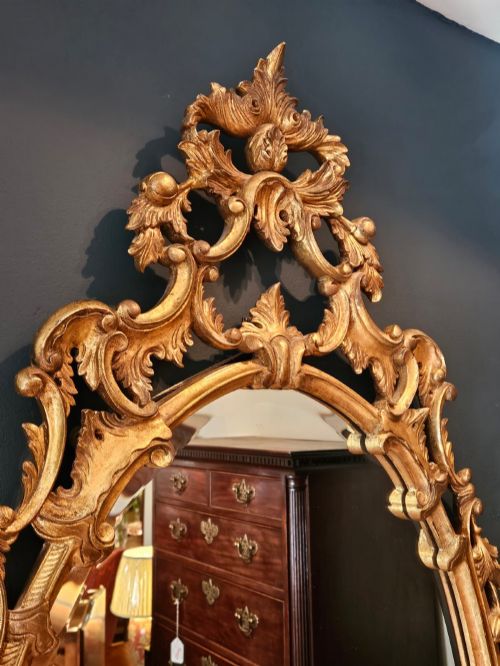 SUPERB ROCOCO STYLE GILT MIRROR - ADDITIONAL PHOTO 3