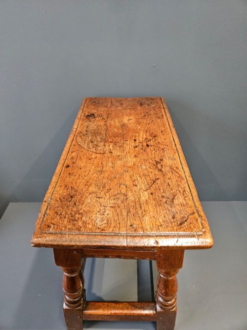 PERIOD OAK JOINT STOOL - ADDITIONAL PHOTO 8