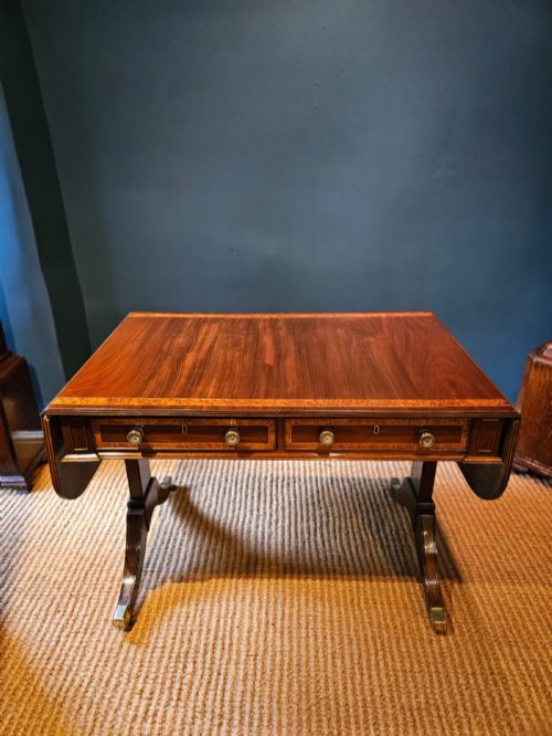 Regency Mahogany Sofa Table