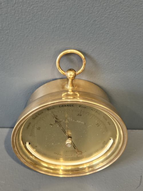 VICTORIAN MARINE BAROMETER BY DENT - ADDITIONAL PHOTO 5