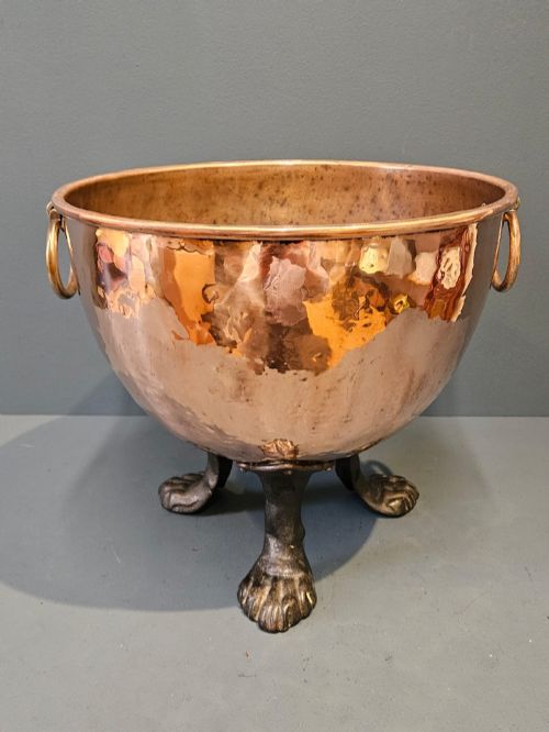 Late Victorian Copper Coal Vase