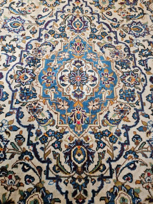 SUPERB KASHAN PURE WOOL RUG - ADDITIONAL PHOTO 2
