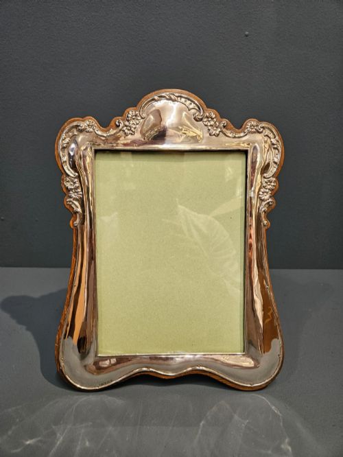 EDWARDIAN SILVER PORTRAIT SIZED PHOTO FRAME