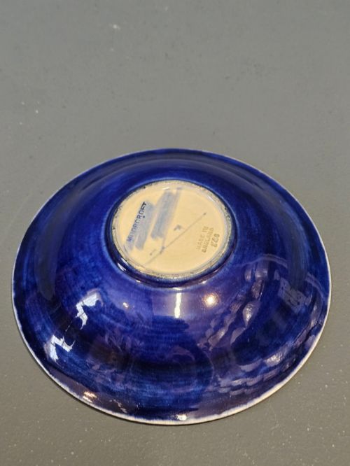 MOORCROFT POMEGRANATE ON OCHRE CLAY SHALLOW BOWL - ADDITIONAL PHOTO 5