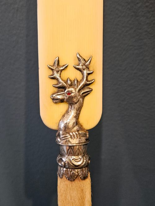 VICTORIAN SILVER DEER PAGE TURNER - ADDITIONAL PHOTO 1