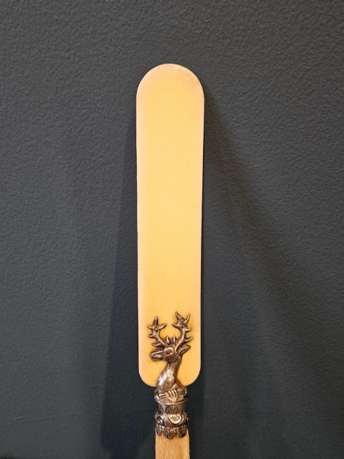 VICTORIAN SILVER DEER PAGE TURNER - ADDITIONAL PHOTO 3