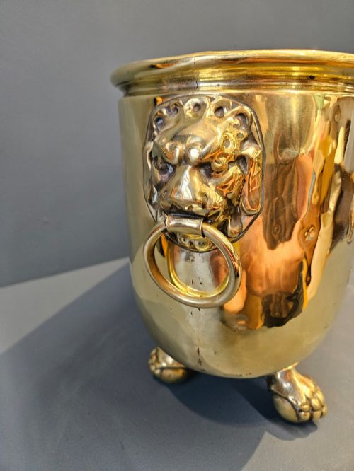 LARGE VICTORIAN OBLONG BRASS PLANTER - ADDITIONAL PHOTO 6